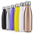 Attractive Price New Type Huge Double Wall Cola Shape Sports Stainless Steel Water Bottle 500Ml